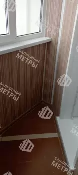 Отделка балкона сапожок с утеплением