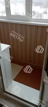 Отделка балкона сапожок с утеплением