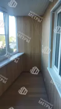 Отделка балкона с утеплением в многоквартирном доме