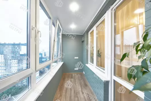 Отделка балкона гипсокартоном с покраской