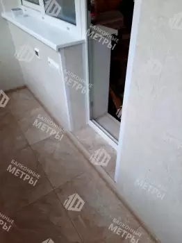 Остекление и отделка балкона Лодочка Остекление и отделка балкона Лодочка