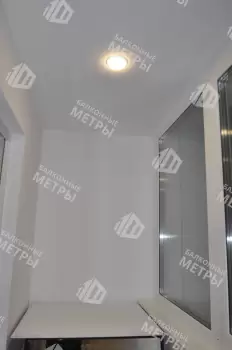 Остекление балкона в серии дома 01-ПЗ с утеплением и отделкой Остекление балкона в серии дома 01-ПЗ с утеплением и отделкой